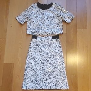 French Connection Flint Sequin Set NWT